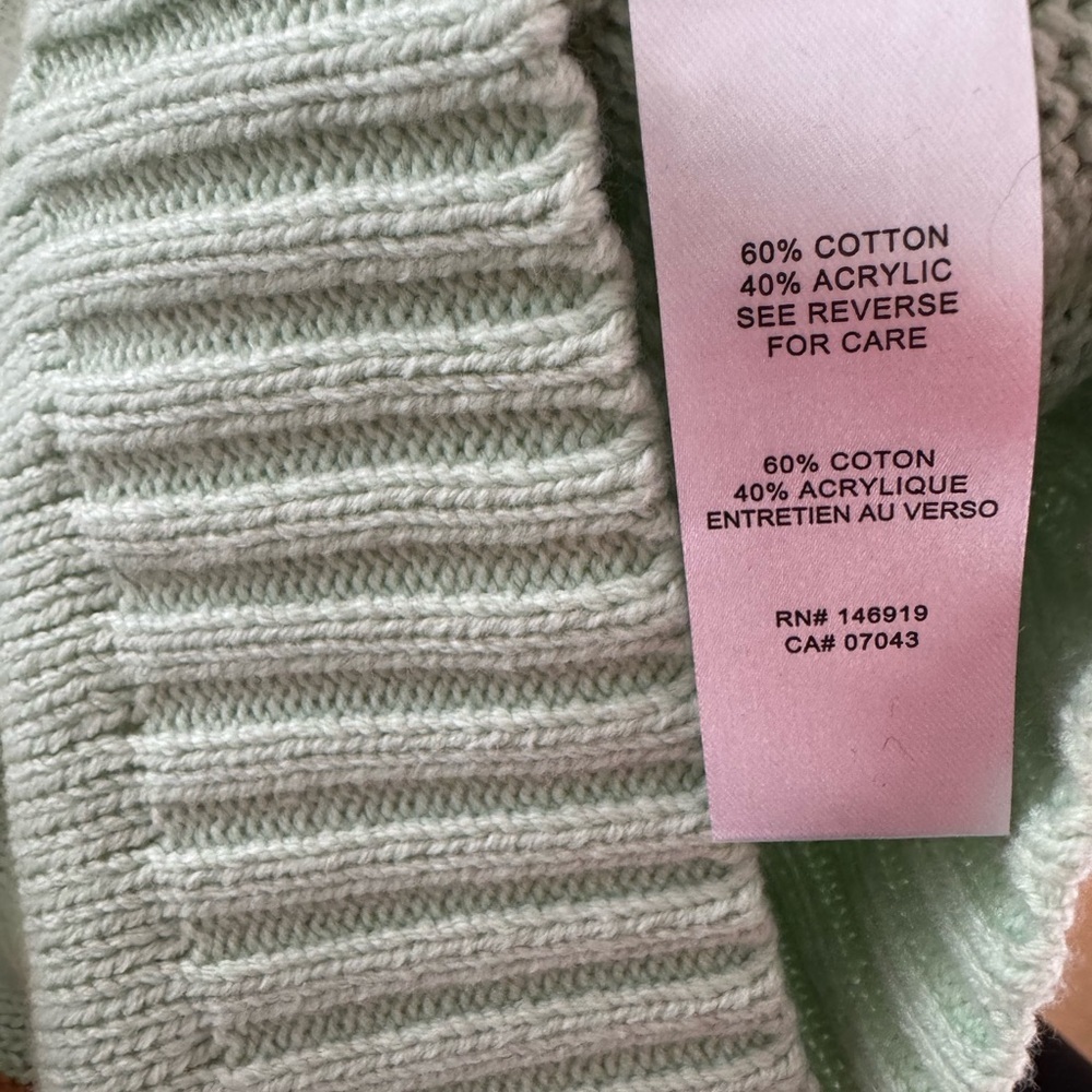 NWT Freshman 1996 Mint Ice Cream Sweater - Picture 4 of 4
